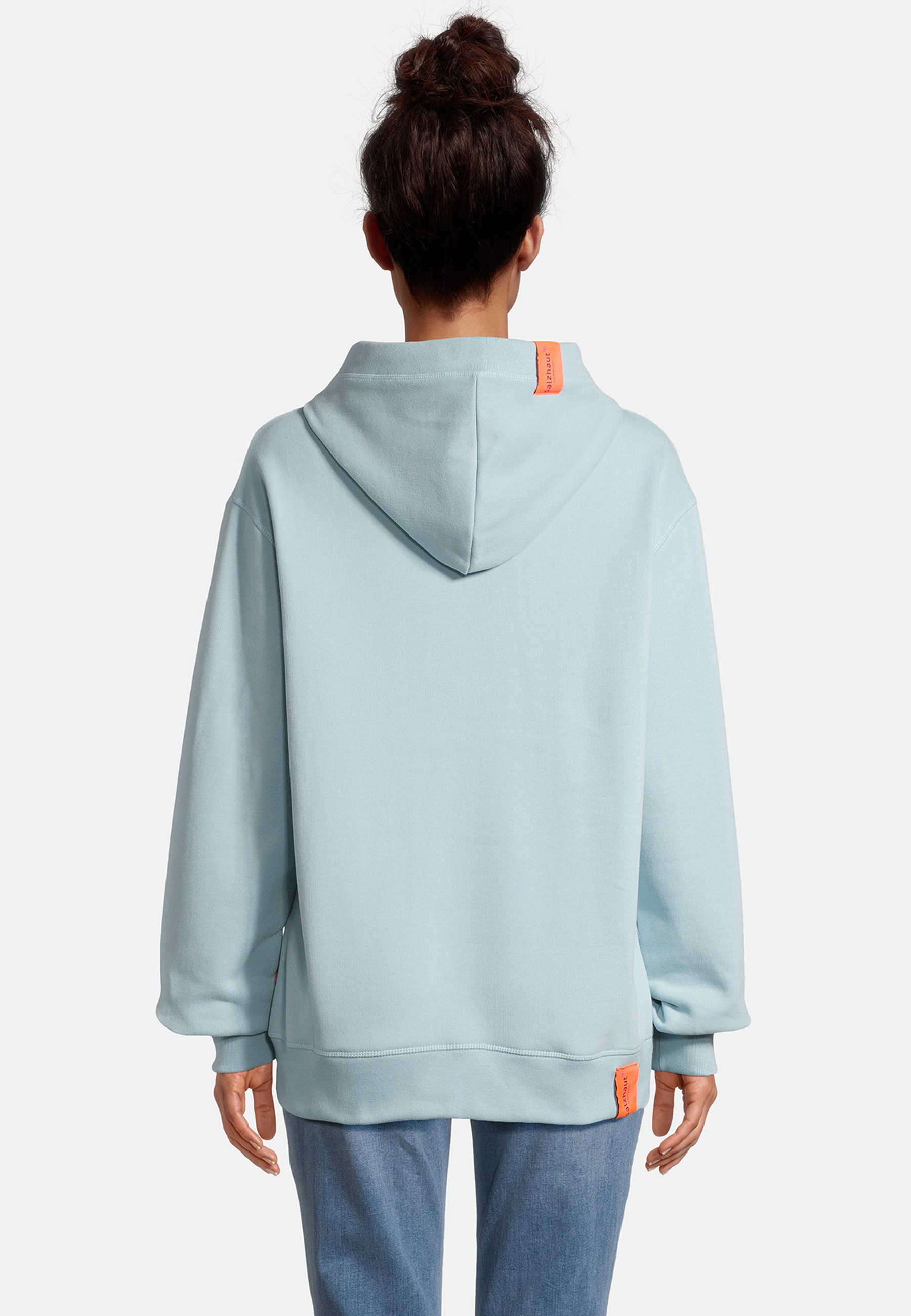 salzhaut Hoodie ODDEBODJE UNISEX - Möwe Unisex Oversized salzhaut Kapuzenpullover – bequemer Fit und nordisch klares Design – Bild 5 von 5