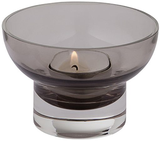 Fink Teelichthalter JULIA (Set, 2 St), Windlicht, aus mundgeblasenem Glas, Ø ca. 10,5 cm | Teelichthalter