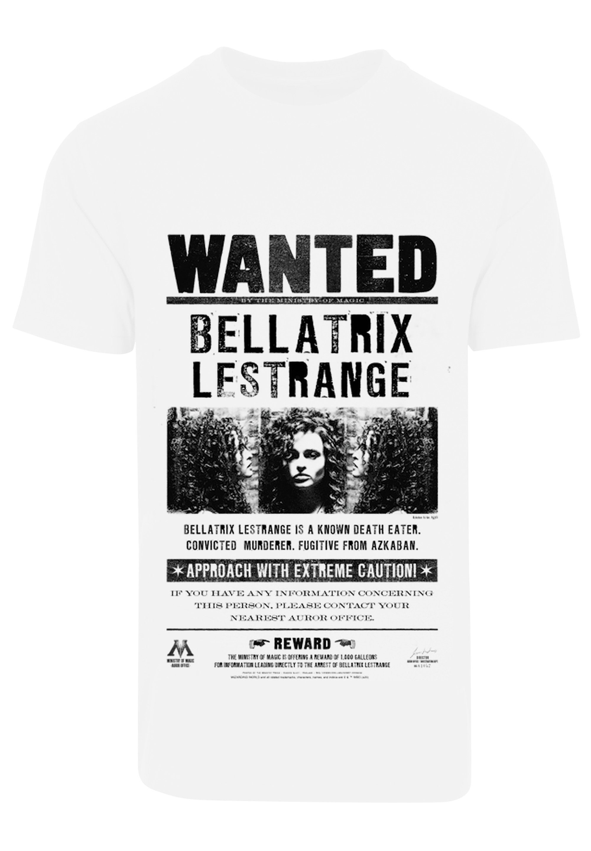 Print Wanted Bellatrix Lestrange T-Shirt F4NT4STIC Potter Harry