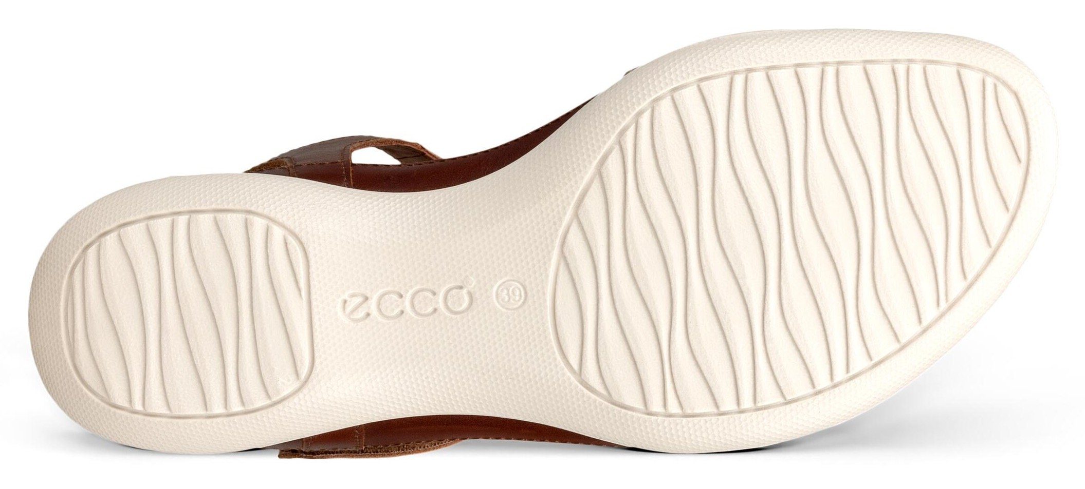 Ecco FLASH Riemchensandale, Sommerschuh, Sandalette, Klettschuh, im Metallic-Look