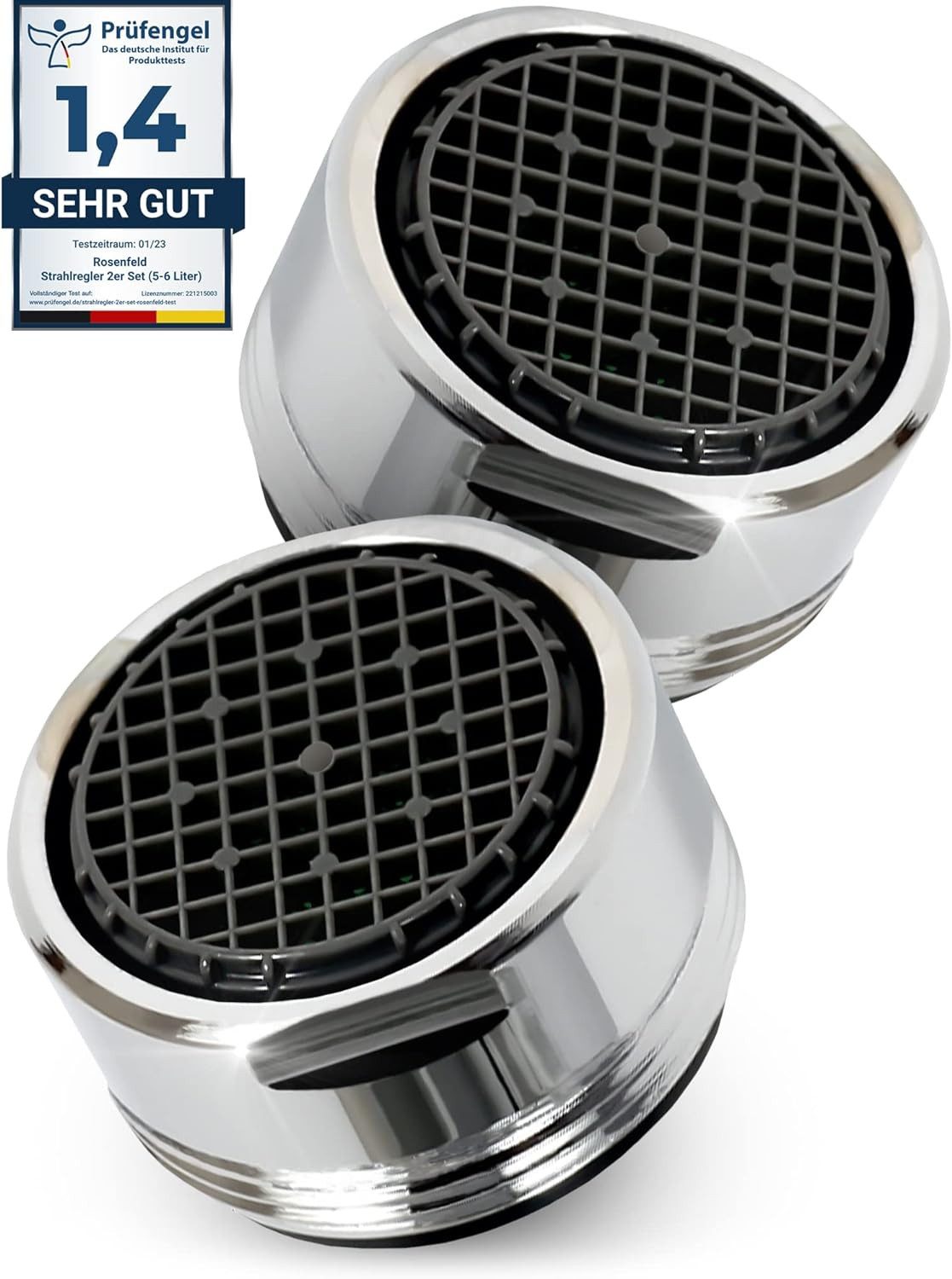 Strahlregler Sehr Wassersparend - M24 Wasserfluss 5l/min -
