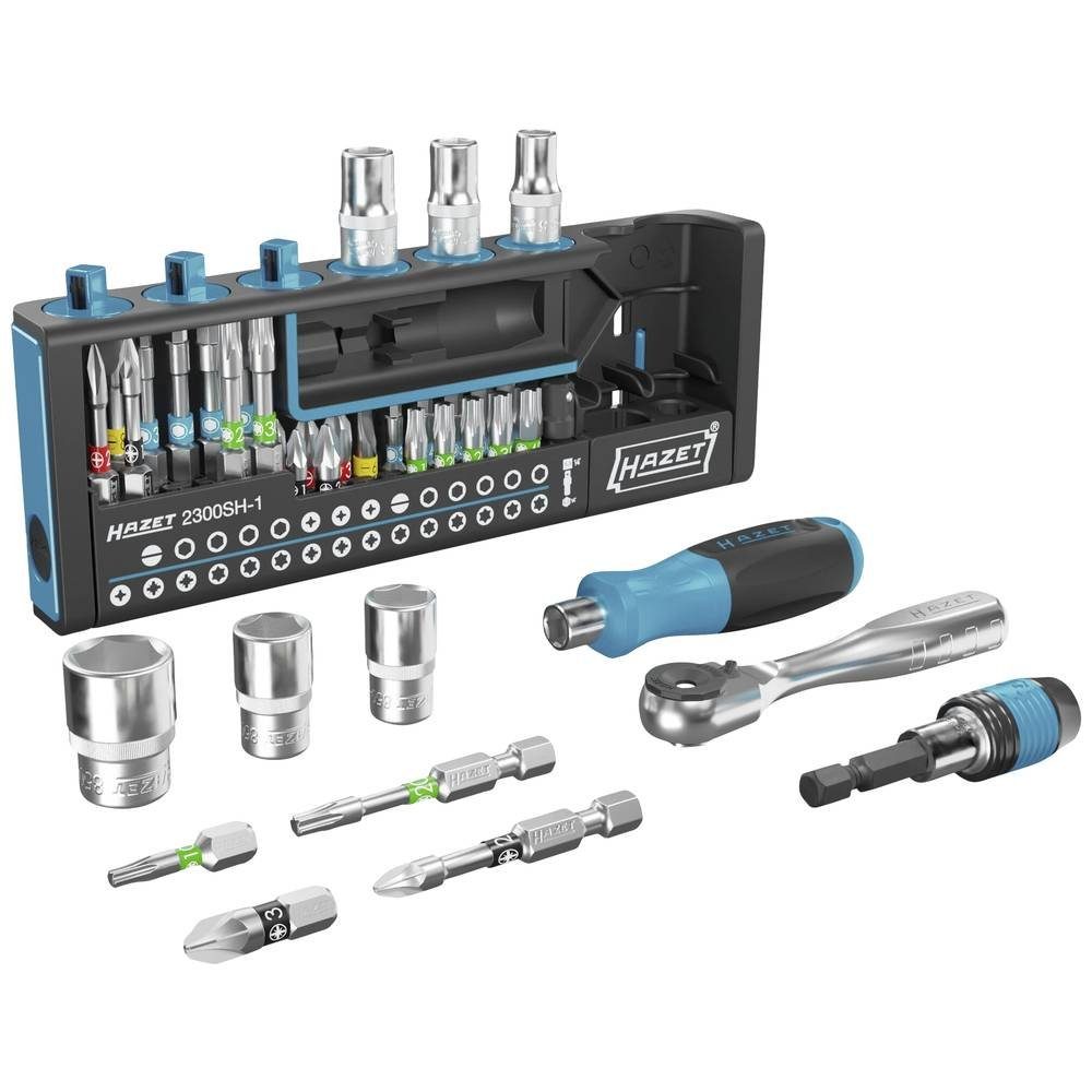HAZET Bit-Set Bit-Set 2300SH-1, inkl. Bithalter