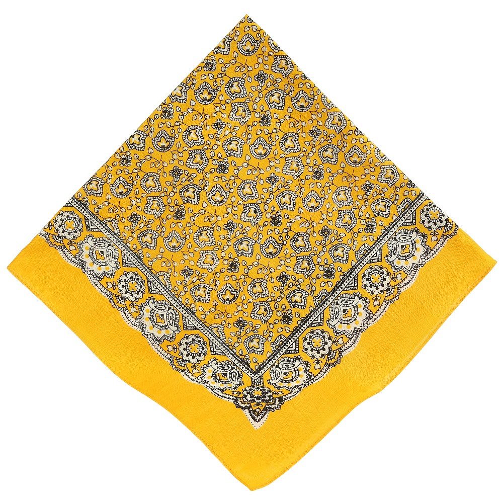 Betz Nickituch klassischem mit Paisleymuster Größe 55 x 55cm Farbe Gelb, (Set, 3-St. 3 Tücher), Nickituch Bandana Kopftuch Halstuch