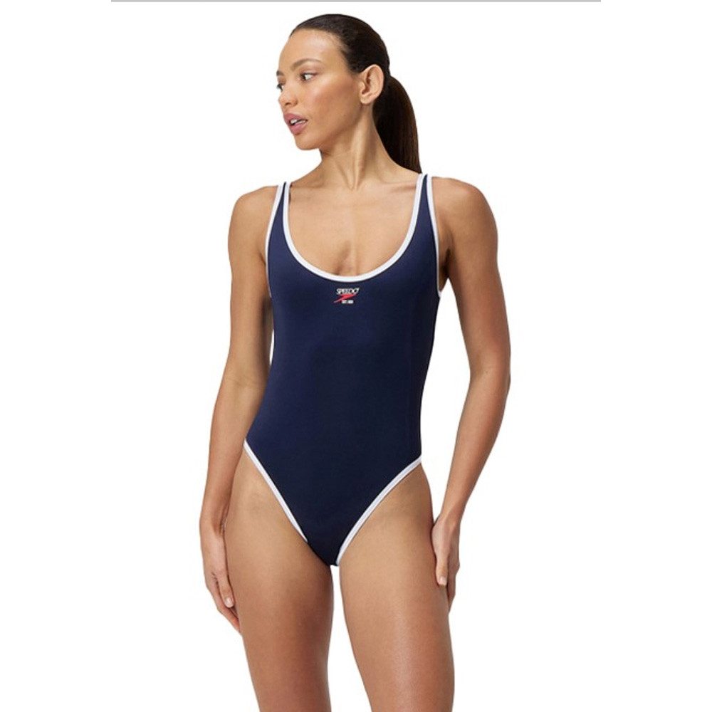 Speedo Badeanzug Speedo Damen Badeanzug Solid Scoop 8-00505001529 – Sportlicher
