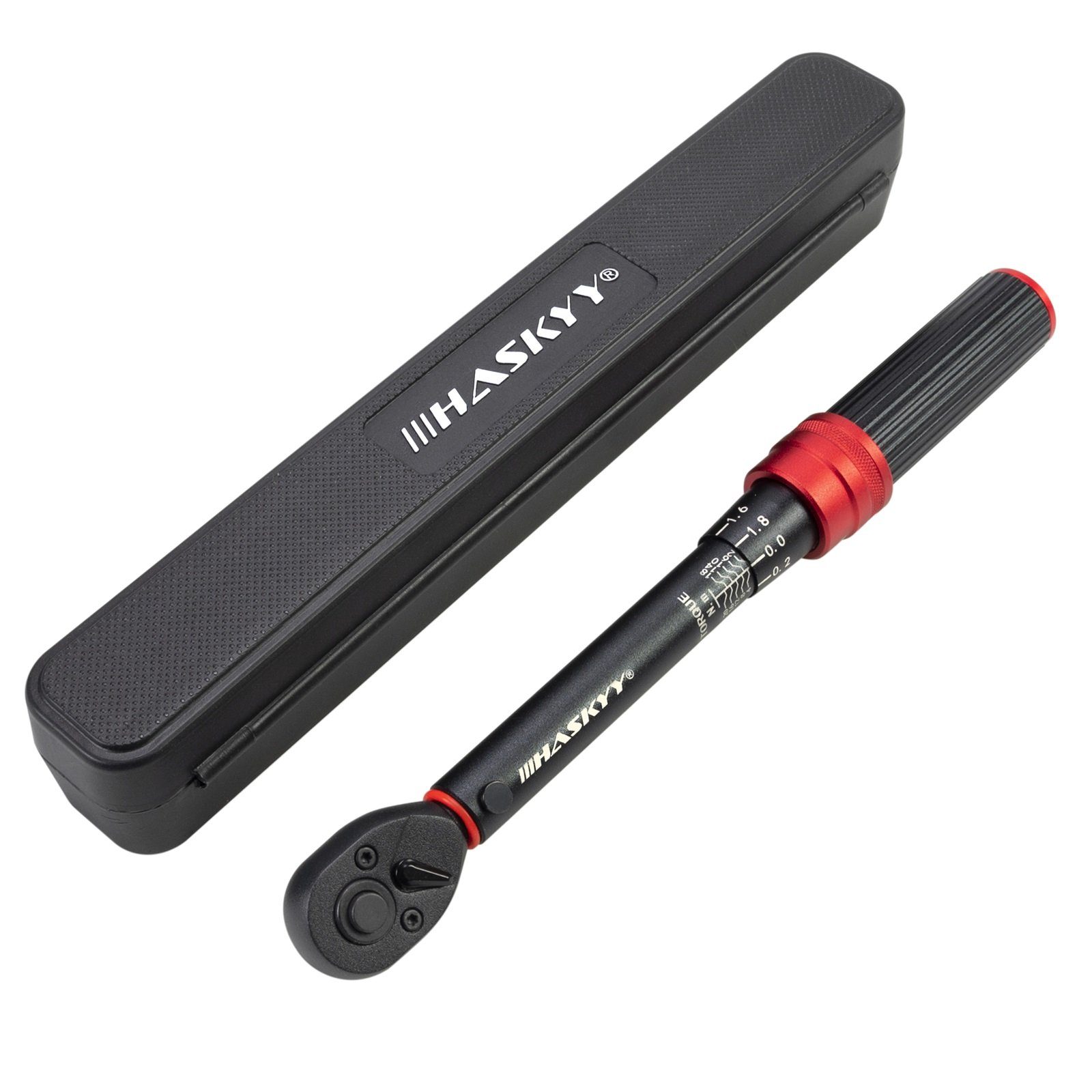 HASKYY Drehmomentschlüssel Drehmomentschlüssel 1/4" 2-20Nm Fahrrad Drehmoment Ratsche Knarre Schl