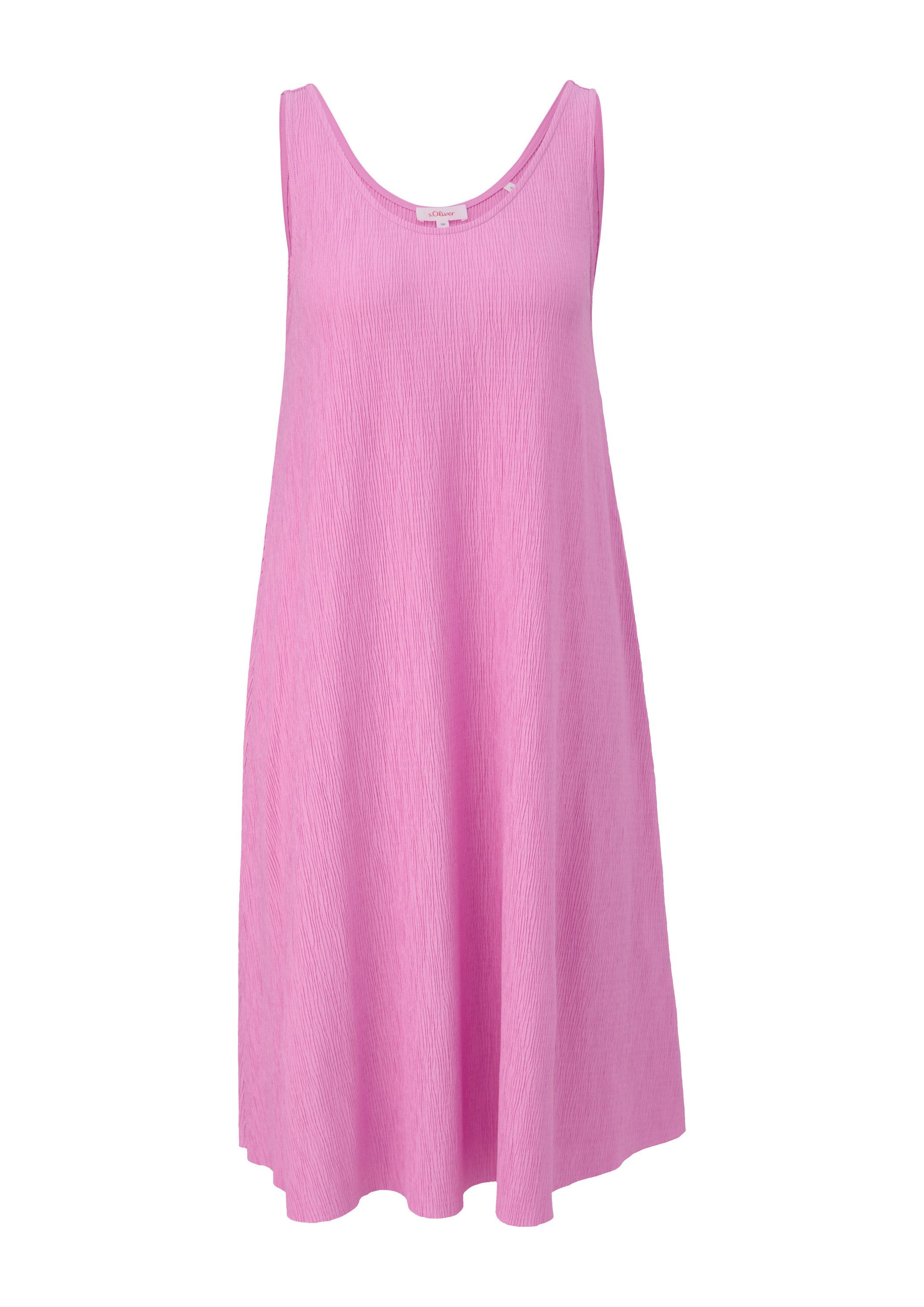s.Oliver Minikleid Kleid Plissiertes Jersey-Kleid im günstig online kaufen