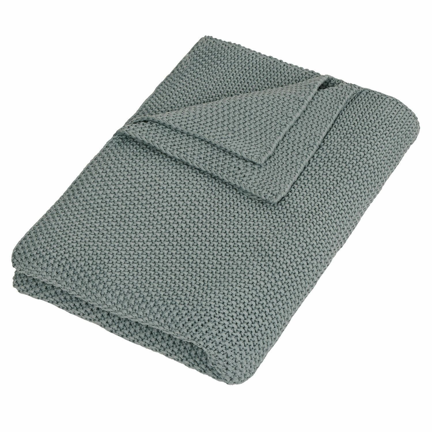 Mirabeau Tagesdecke Plaid Ancy blau