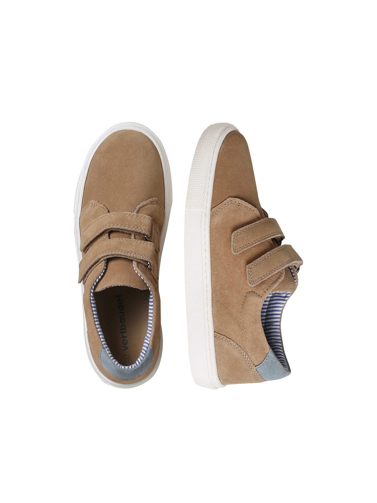 vertbaudet Jungen Sneakers mit Klettverschluss Bootsschuh