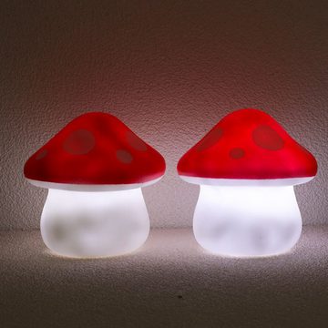 LANOR Nachttischlampe Pilz-Nachtlicht,Nachttischlampe,Dekorative Schreibtischlampe,10x10cm