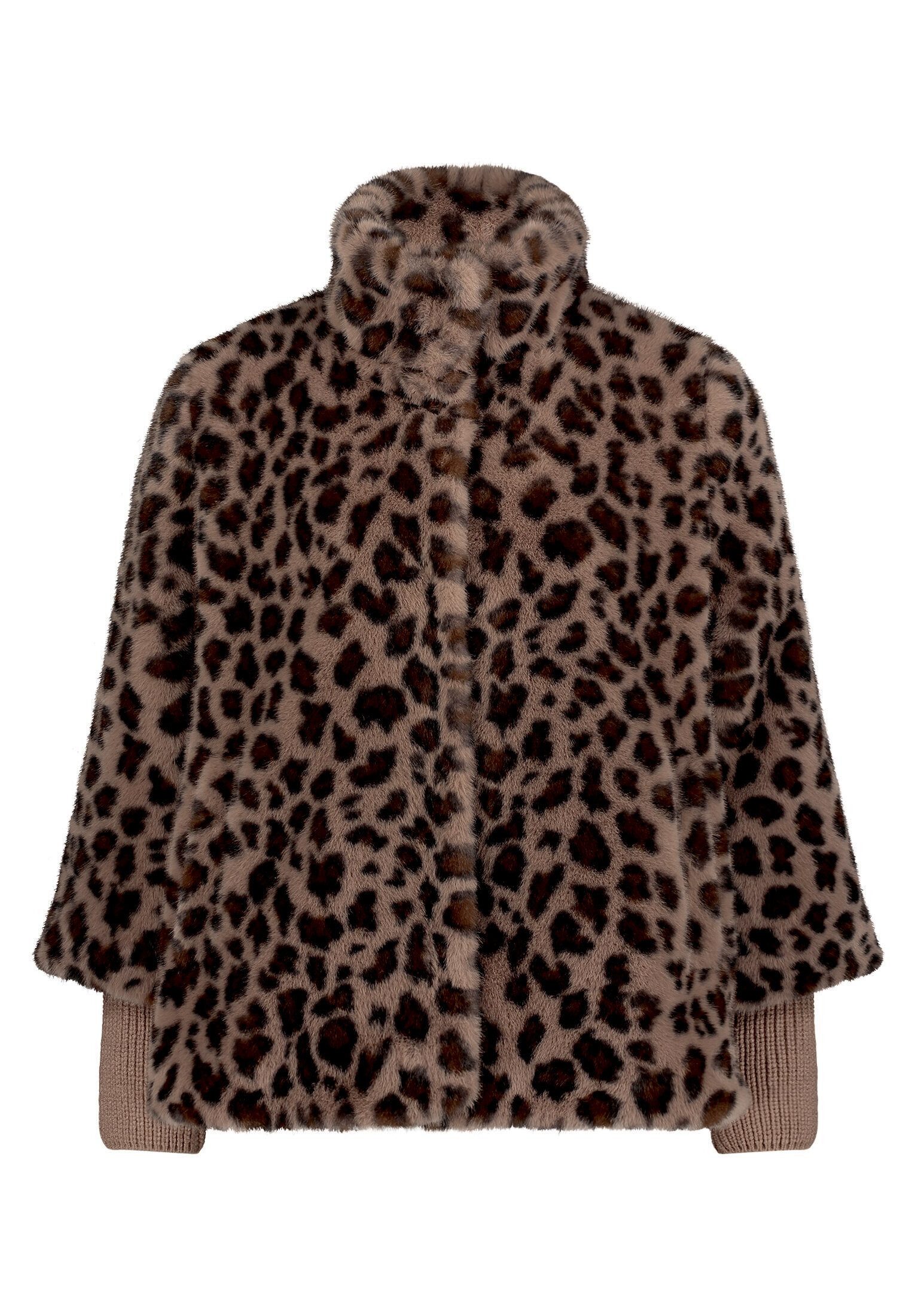 Betty Barclay Plüschjacke Damen mit Stehkragen