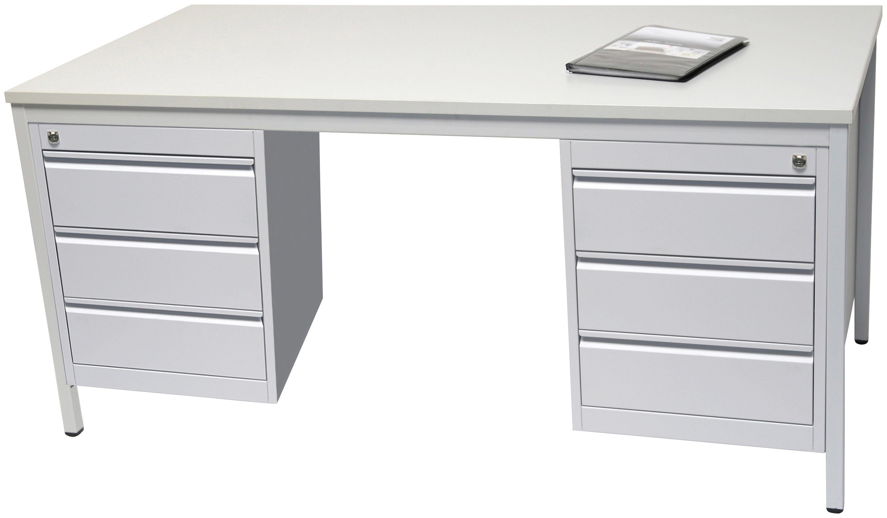 SZ METALL Schreibtisch, Melaminharz-beschichtete Tischplatte online kaufen  | OTTO