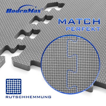 BodenMax Bodenturnmatte BodenMax matten puzzle pool unterlage matte, 58x58x1.2cm