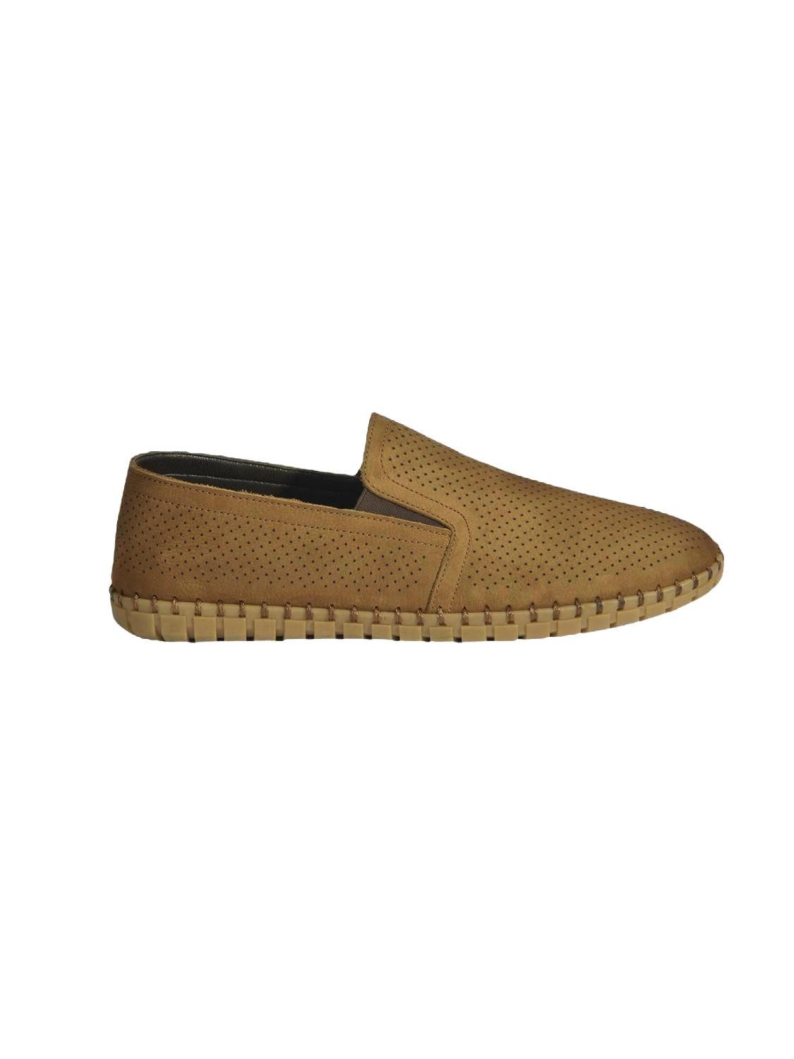 Desa Desa Herren-Slipper – Obermaterial und Futter aus Leder, flacher Absat Sneaker