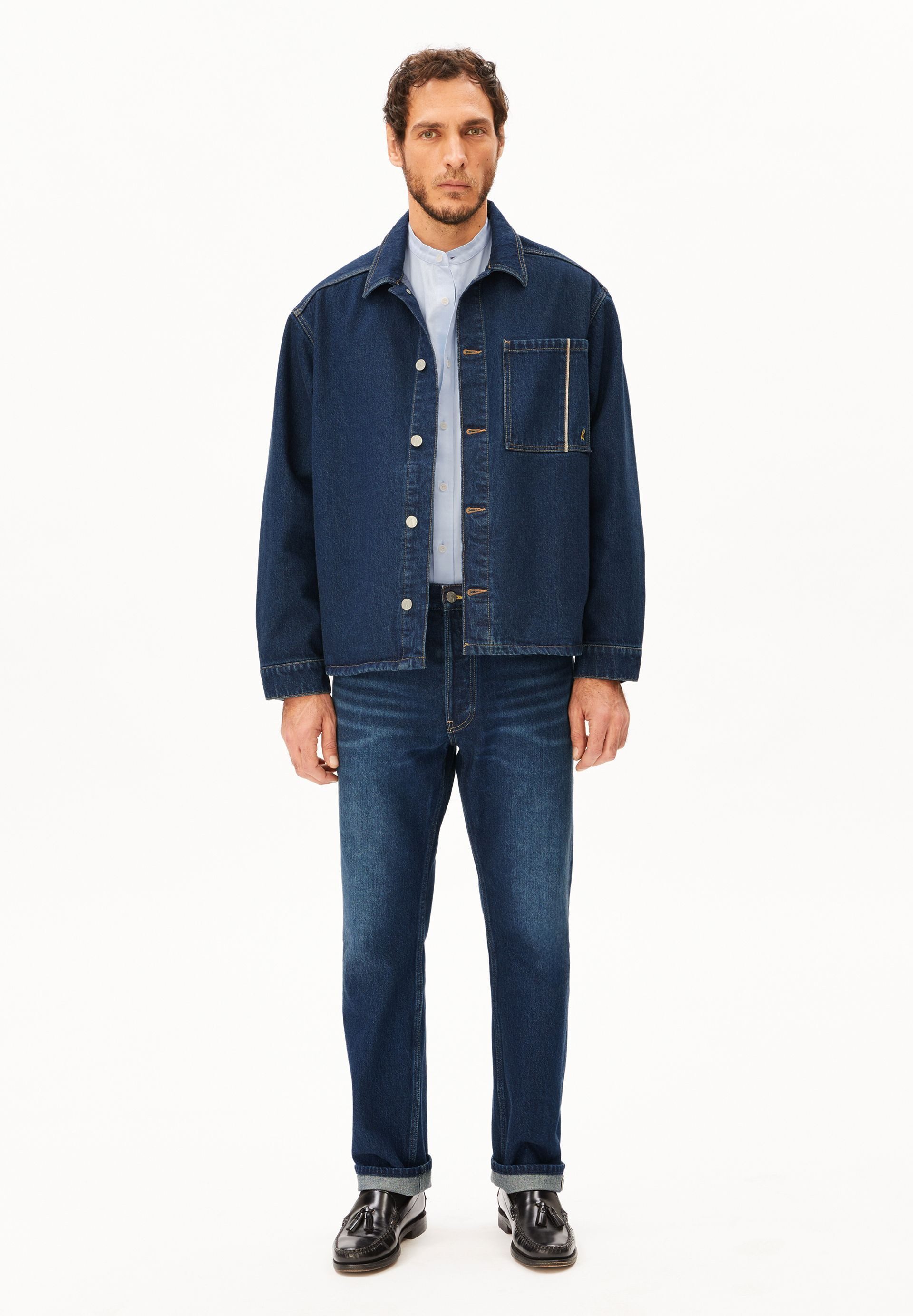 Armedangels Straight-Jeans MAADOX SELVEDGE Jeans aus 100% Bio-Baumwolle (Non-Stretch, Regular Fit) Mid waist