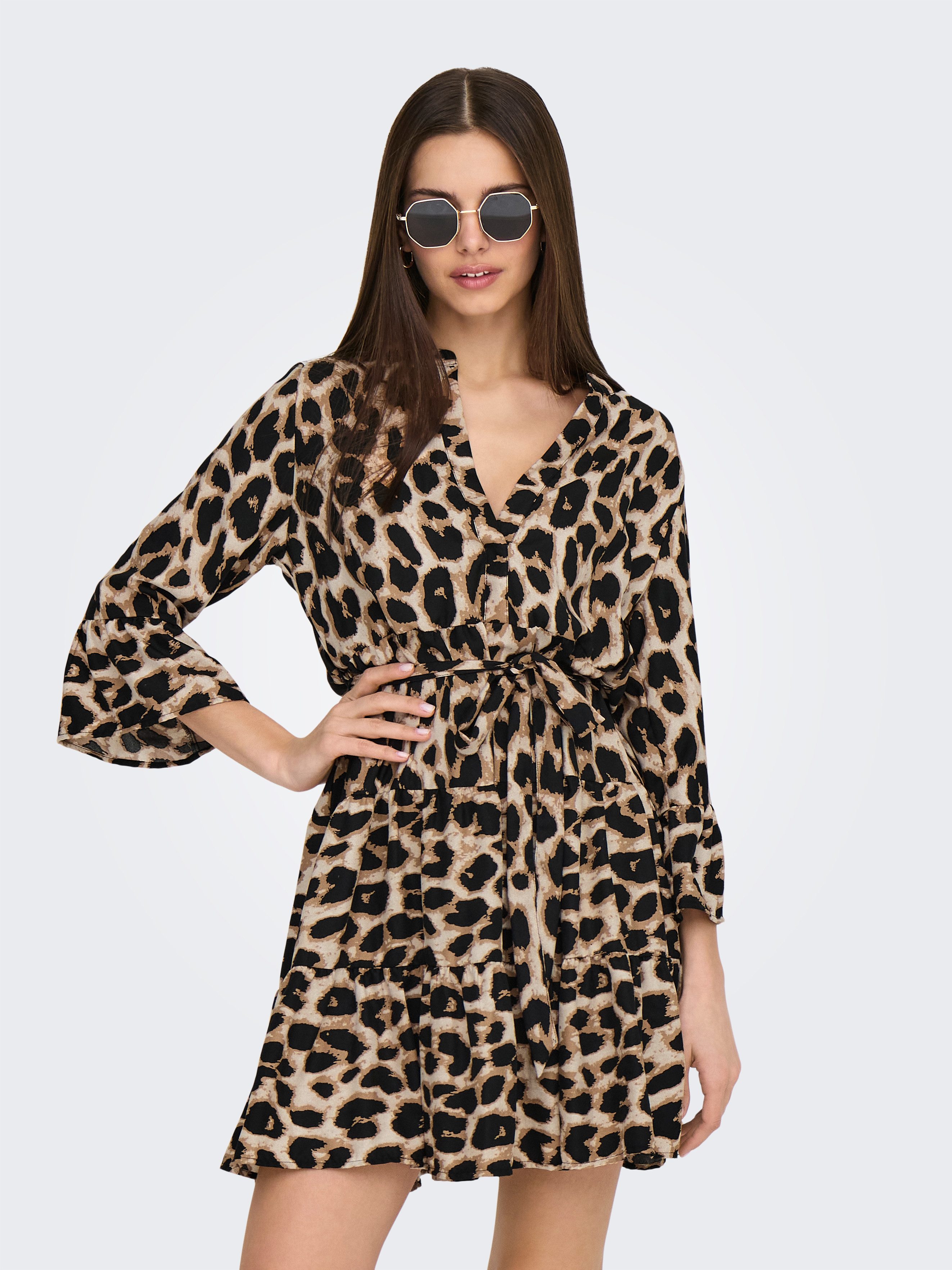 ONLY Tunikakleid ONLATHENA LIFE 3/4 SHORT DRESS WVN NOOS Sommerkleid günstig online kaufen