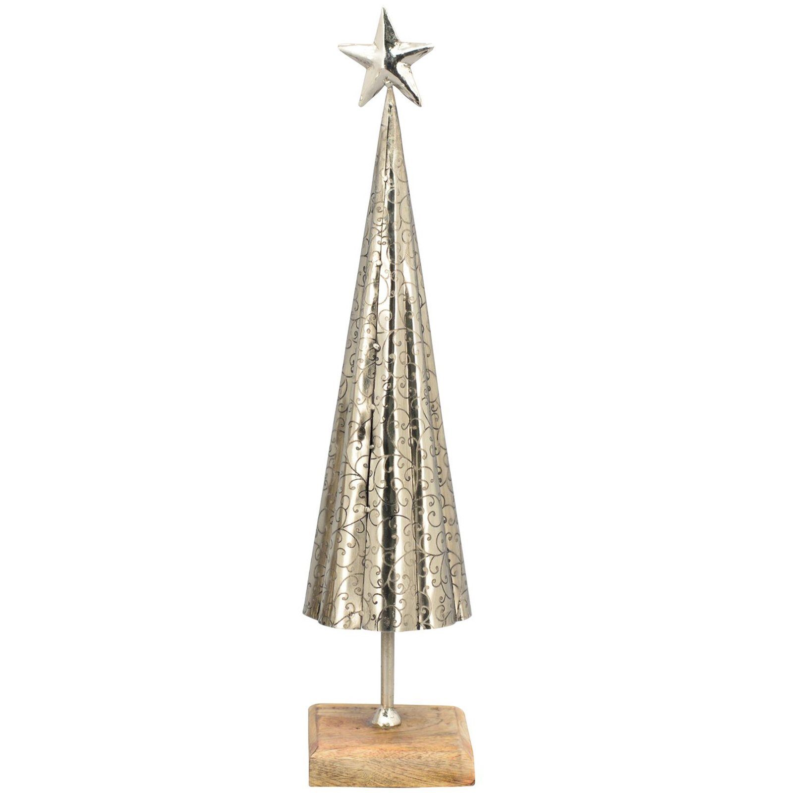 Exner GmbH Garten & Wohnaccessoires Weihnachtsfigur Baum Puri Holz
