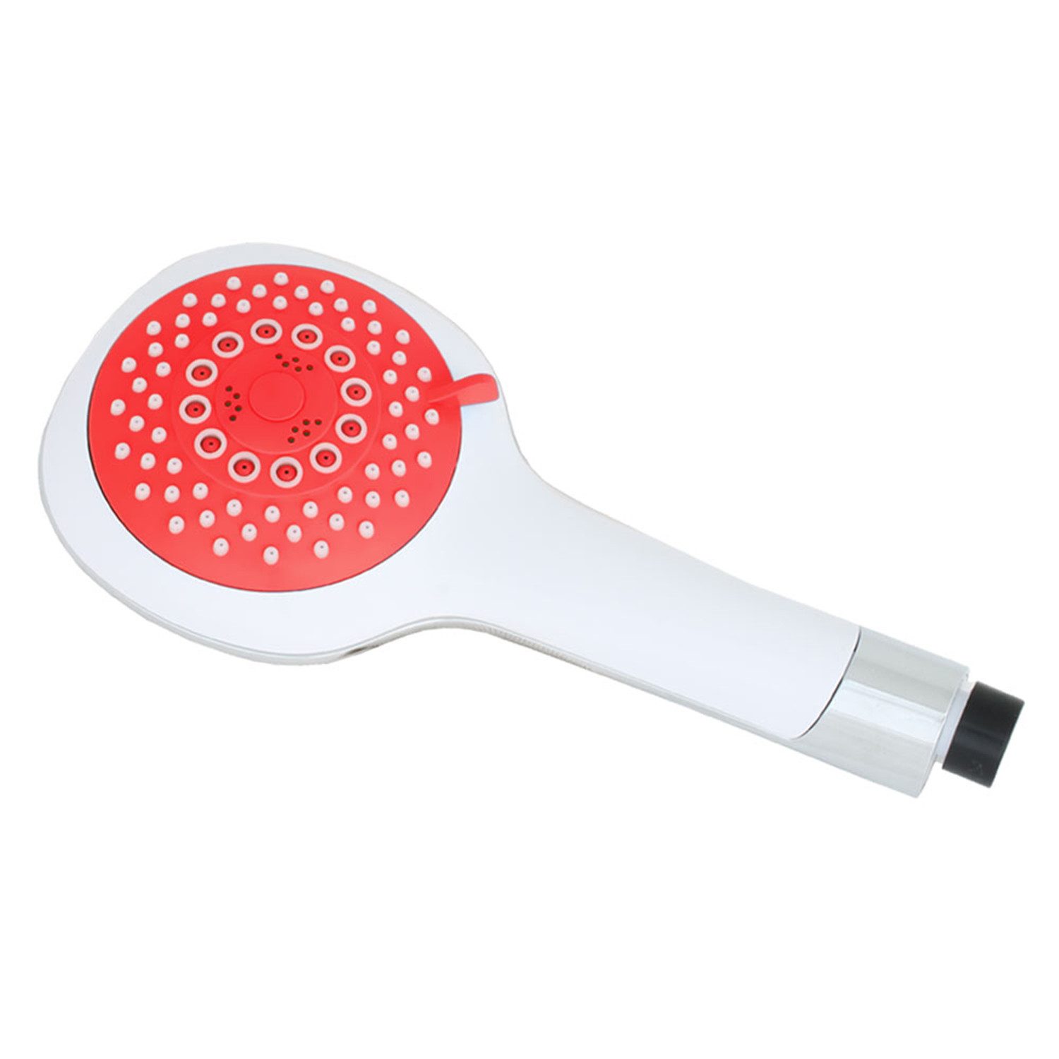 Sanlingo Handbrause Handbrause 5fach verstellbar mit 120 mm Durchmesser Rot Weiß Chrome