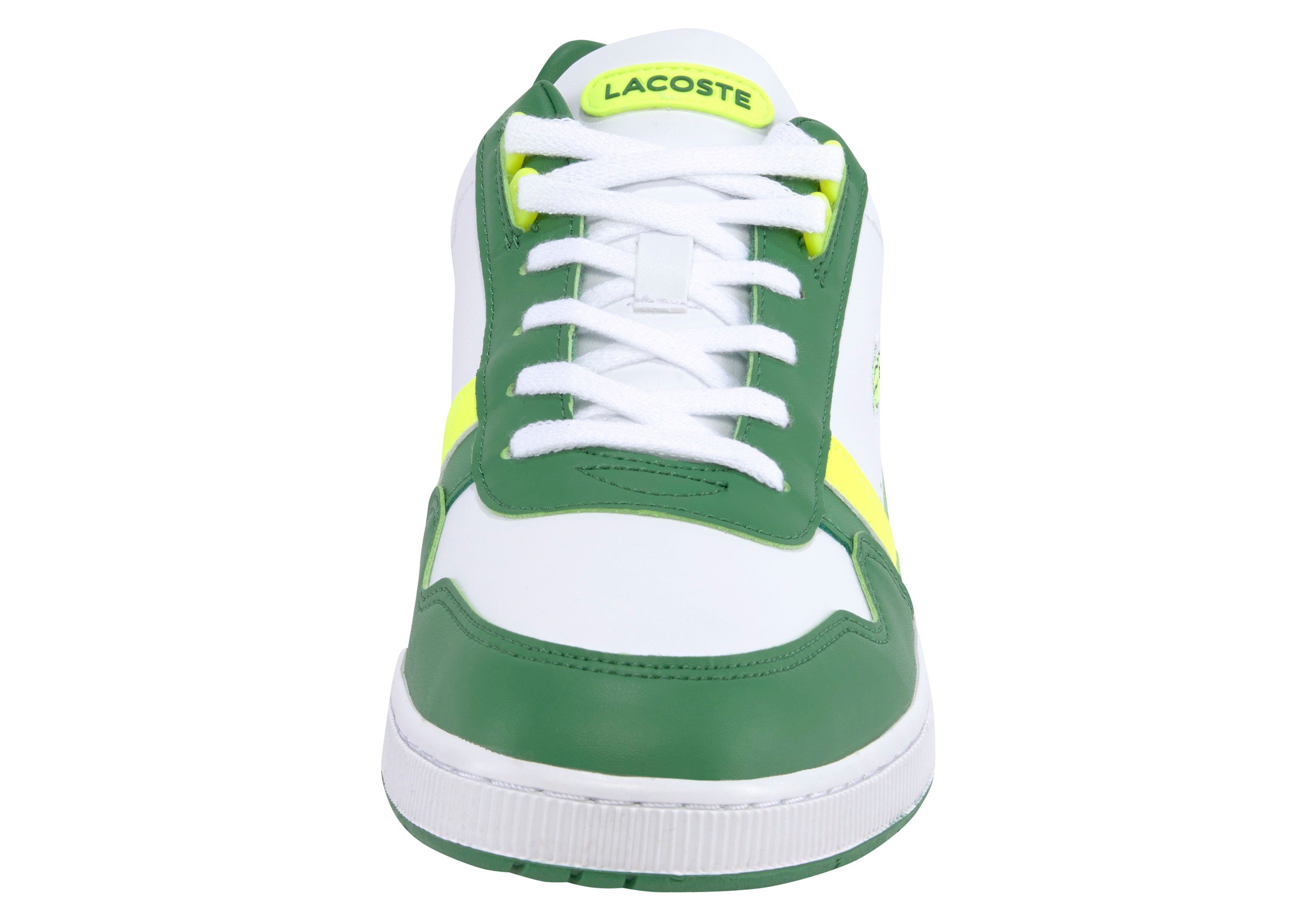 Sneaker weiß-grün SMA 123 4 T-CLIP Lacoste