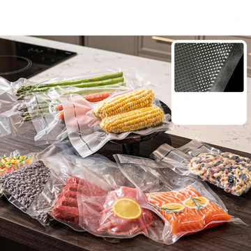 Lubgitsr Vakuumbehälter Vakuumbeutel strukturiert für Lebensmittel, kochfest, (1-tlg)