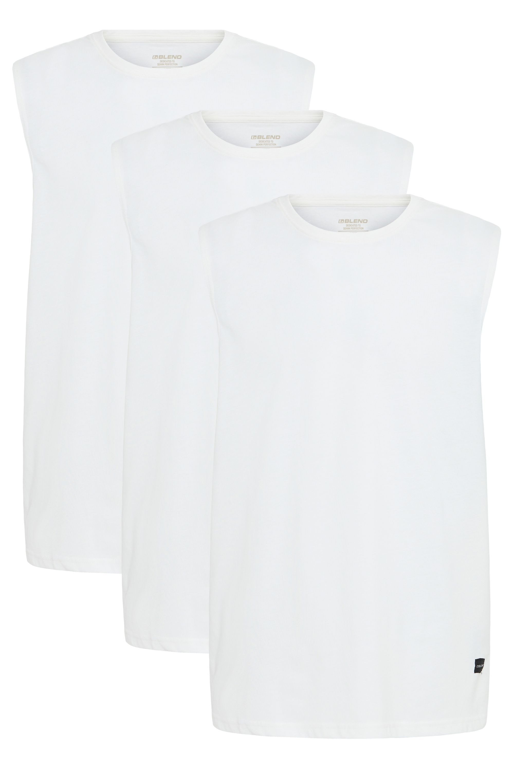 Blend Tanktop Tanktop (3-tlg) 3er Pack Lässiges Tanktop