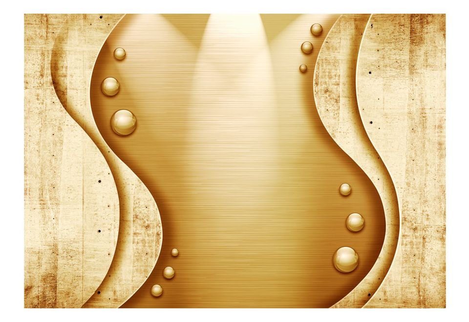 waves Tapete lichtbeständige Design Honey Vliestapete 1.96x1.4 halb-matt, m, matt, KUNSTLOFT