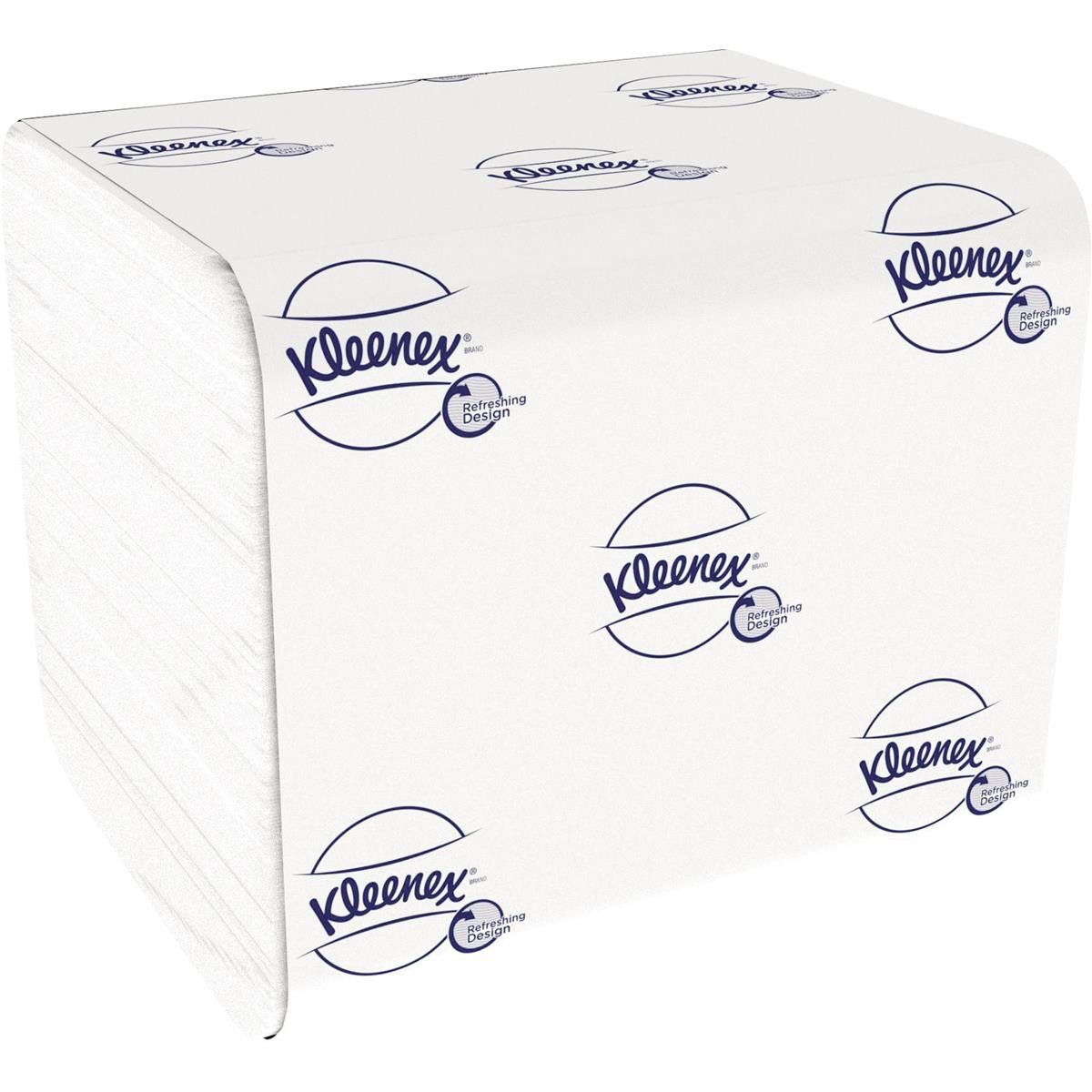 KIMBERLY-CLARK Toilettenpapier Kleenex Toilettenpapier 8408 2lagig weiß 7.200 Bl./Pack.