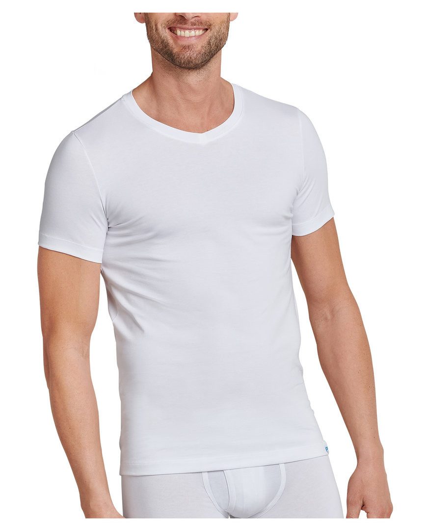Unterziehshirt Long Life Cotton V-Ausschnitt