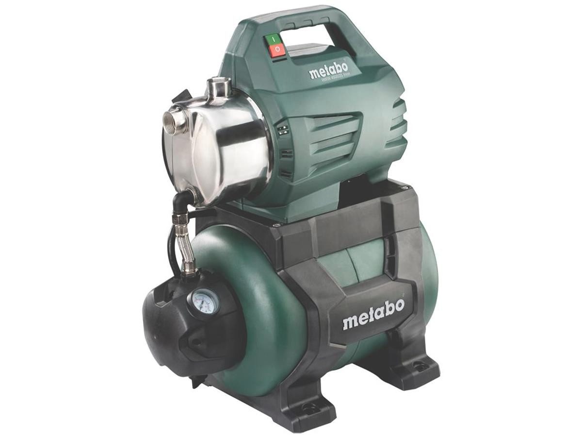 metabo Hauswasserwerk HWW 4500/25 Inox, Für die Gartenbewässerung mit 1 bis 3 Regnern