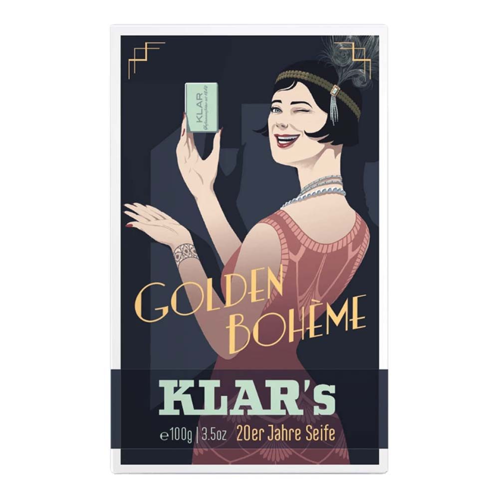 Klar Seife Handseife Retroseife - 20er Jahre Golden Bohème 100g