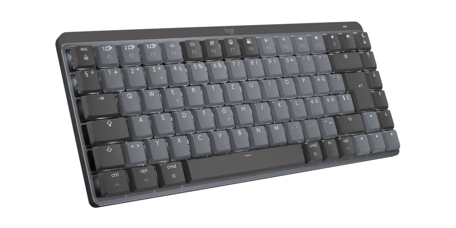 Logitech MX Mechanical Mini for Mac, Bluetooth Tastatur for Mac & PC CH Layout Wireless-Tastatur (Schweizer Layout)