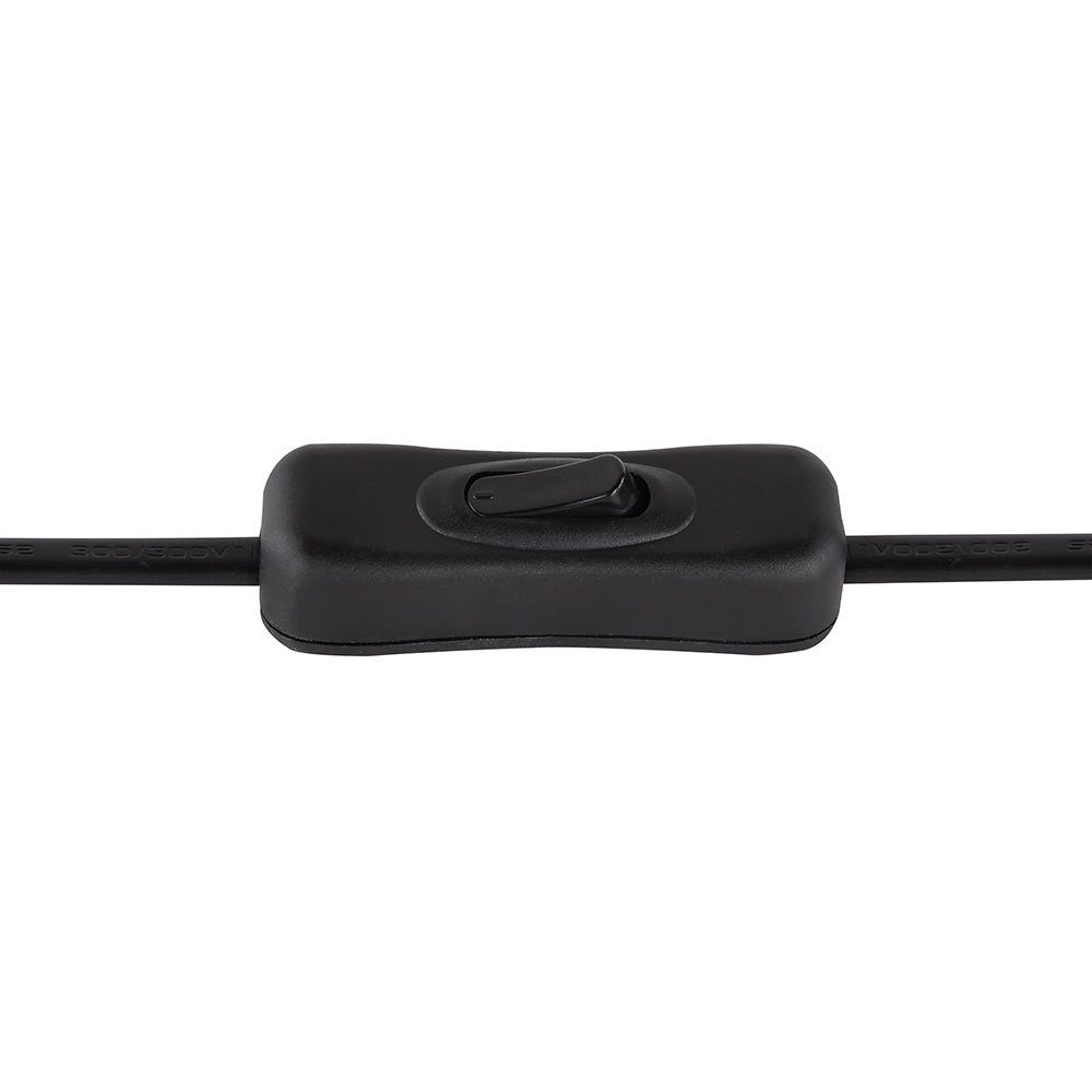 etc-shop Kugelleuchte, Kugel Kabel aus schwarz m Tischleuchte Metallstäbe 1,5 inklusive, nicht Leuchtmittel