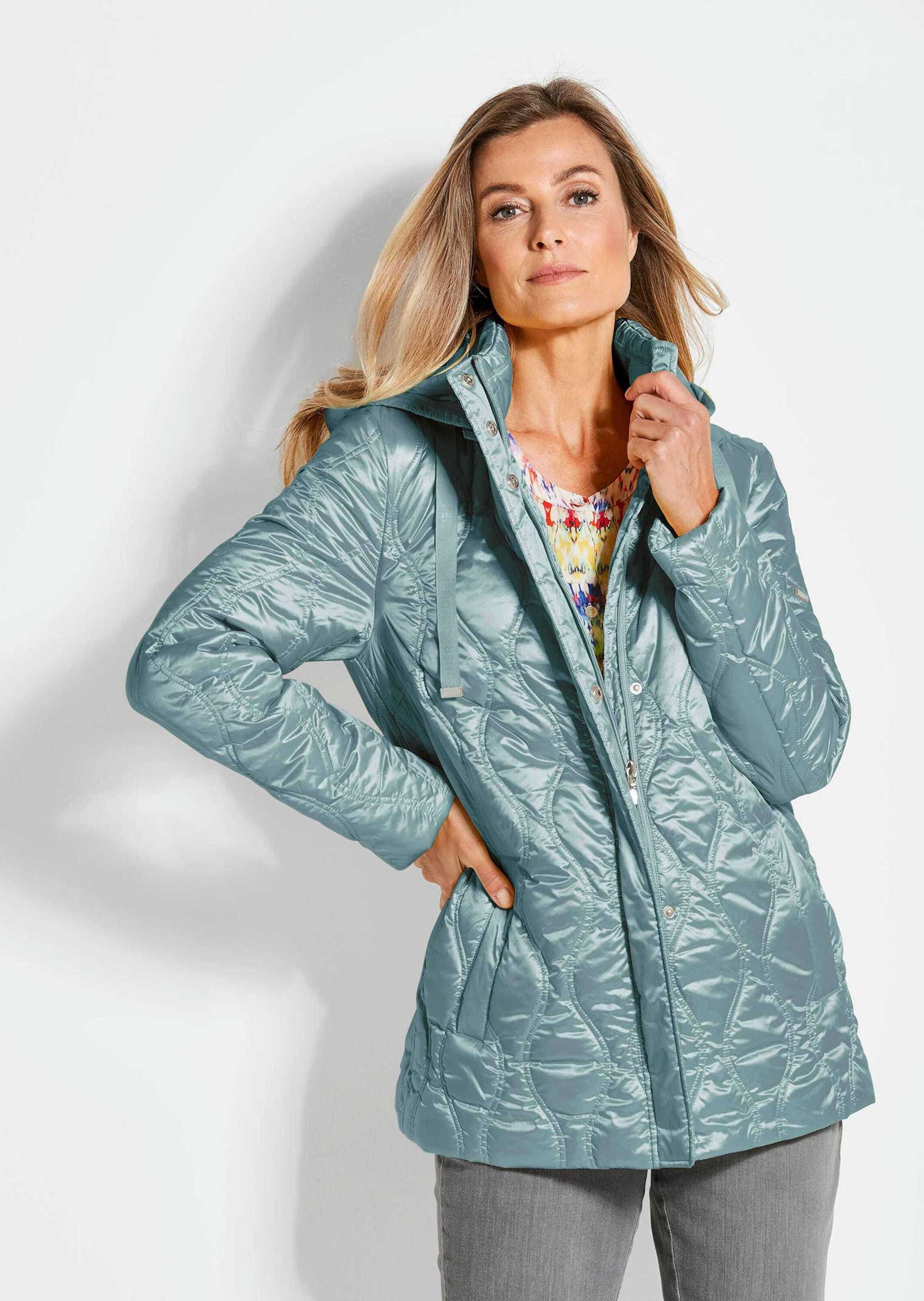 GOLDNER Outdoorjacke Kurzgröße: Herbstjacke Damen, wellige Steppung Outdoor günstig online kaufen