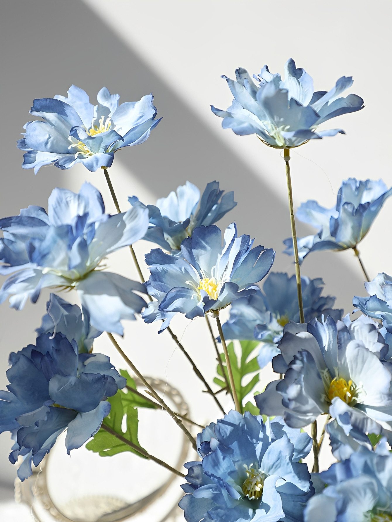 Kunstblume Kunstblumenstrauß realistisch künstliche Blumen Deko Set, Fanci Home, elegant Wohnzimmer Tisch Schlafzimmer modern – Bild 4 von 4