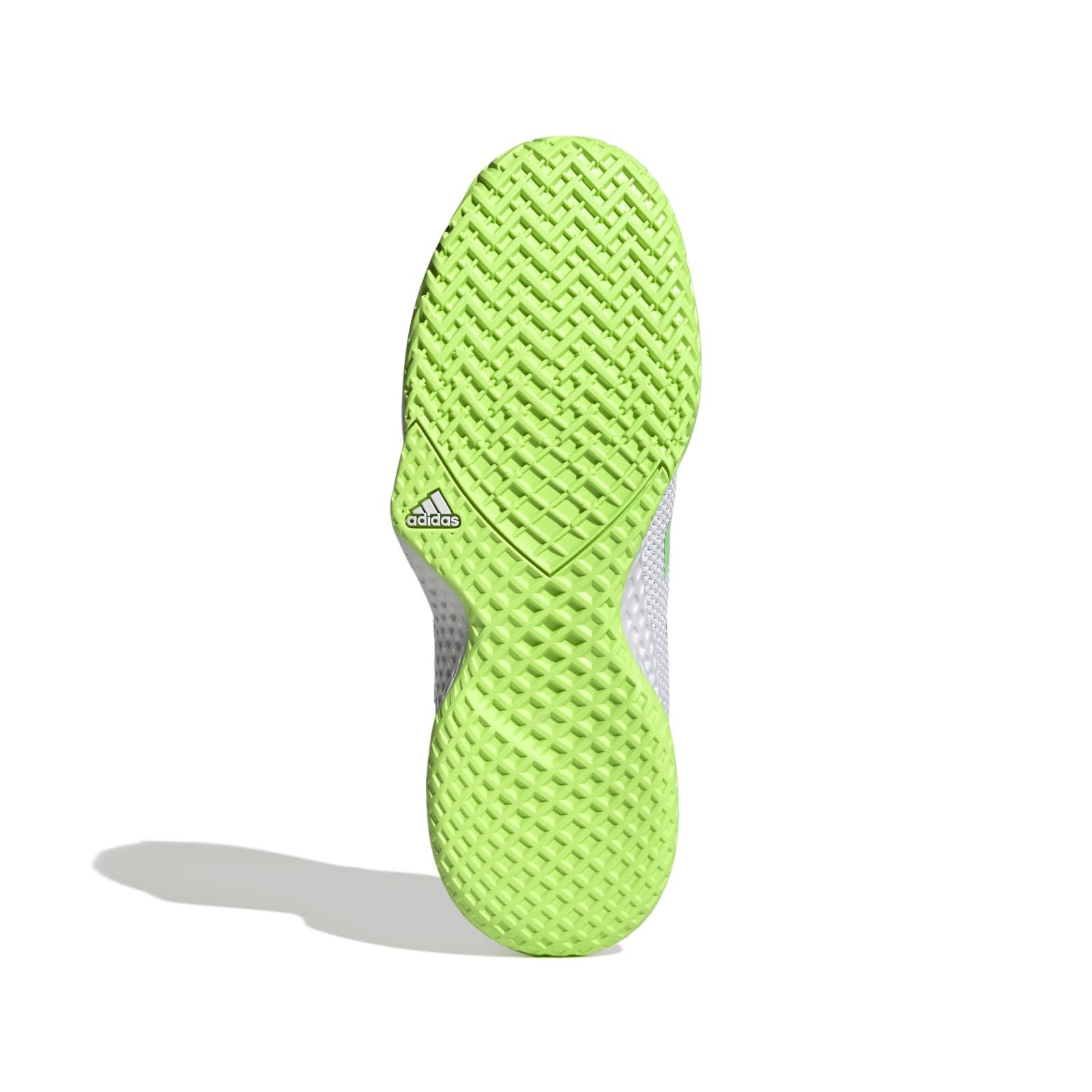 adidas Performance CourtFlash Allcourt weiss/limegrün Herren Tennisschuh – Bild 5 von 5