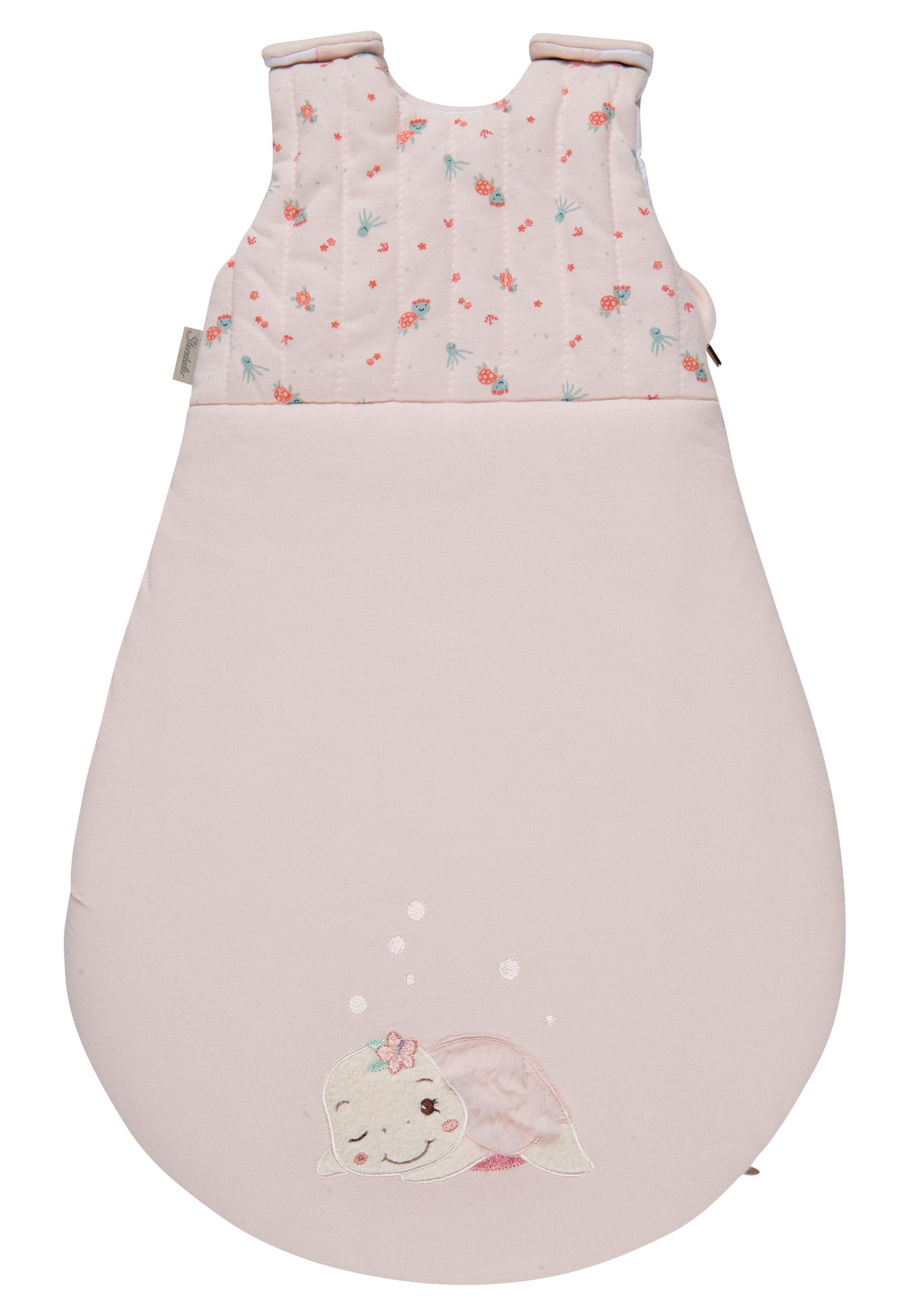 Sterntaler® Babyschlafsack Babyschlafsack 62/68cm SCHILDKRÖTE Sally (739 tlg), Hydrocool, wattiert, Reißverschluss, Knöpfe, Mesheinsatz