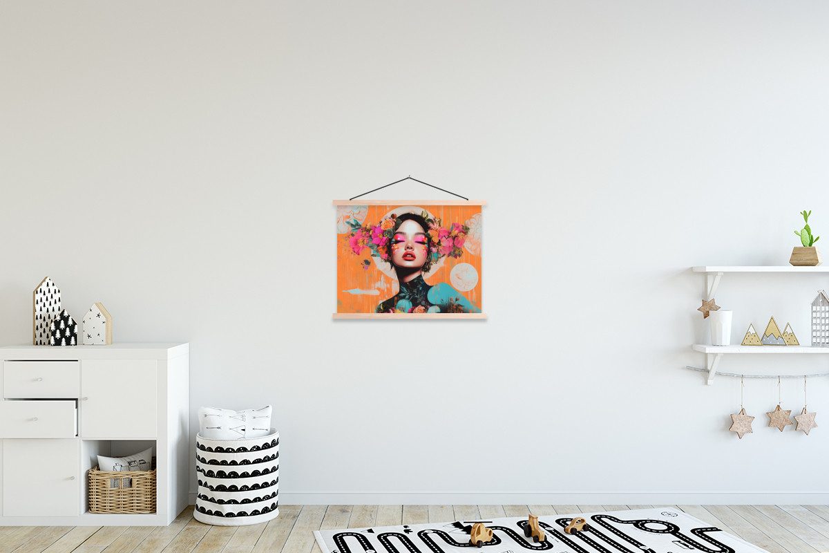 MuchoWow Poster Porträt - Frau - günstig online kaufen