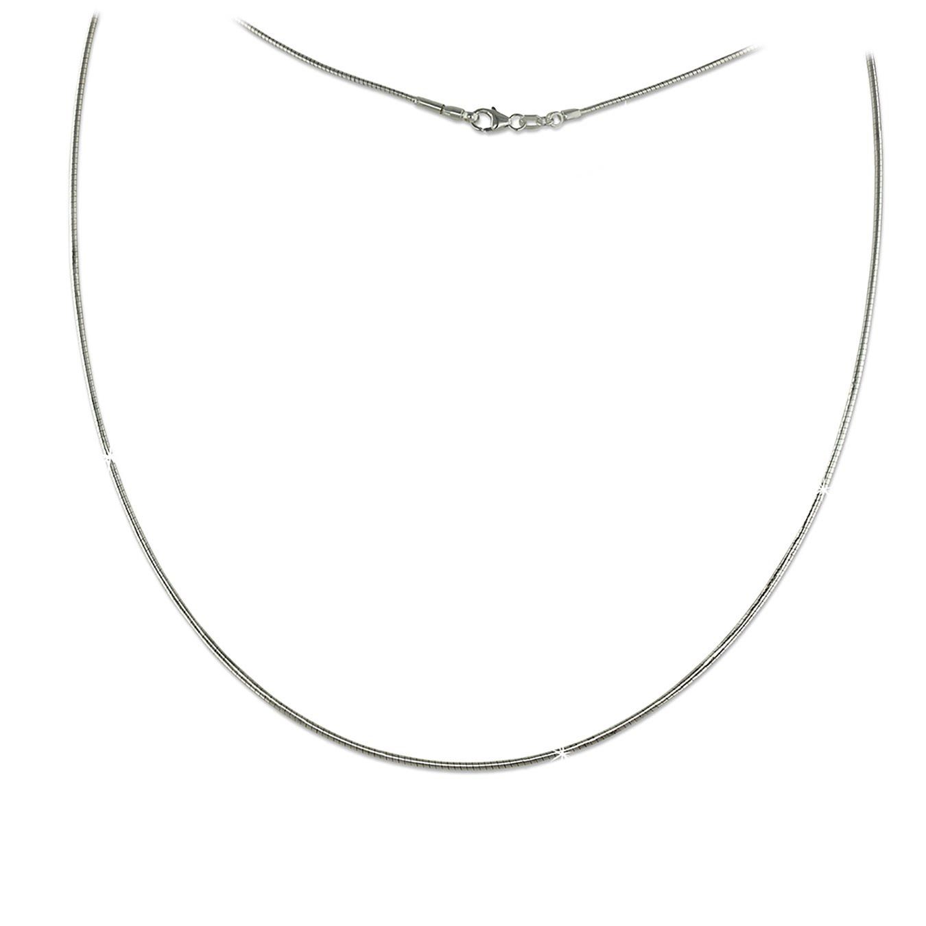 SilberDream Collier SilberDream Damen Collier 925 Silber, Colliers ca. 45cm, 925 Sterling Silber, Farbe: silber, Made-In Germany