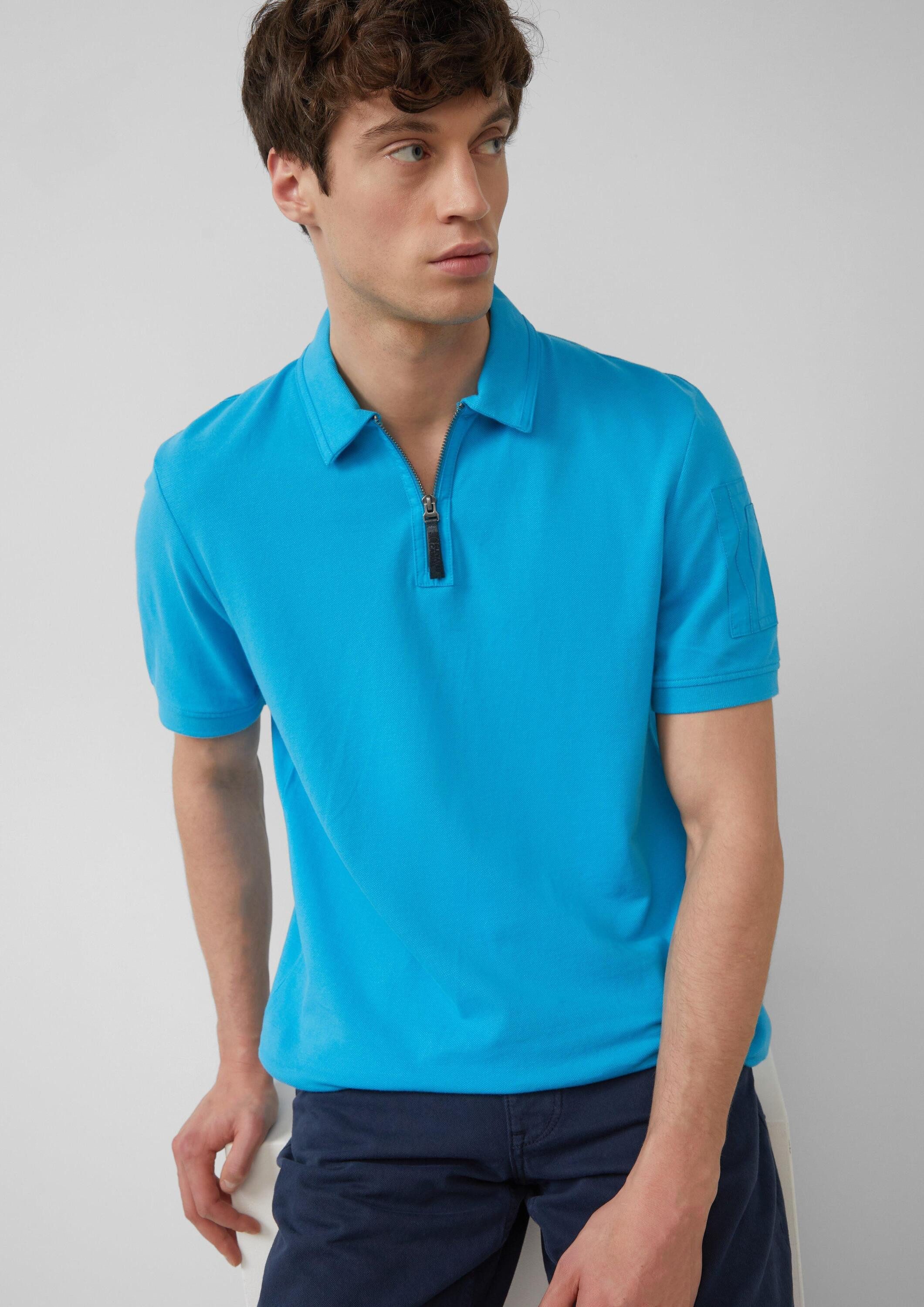 s.Oliver Kurzarmshirt Polo-Shirt (1-tlg) günstig online kaufen