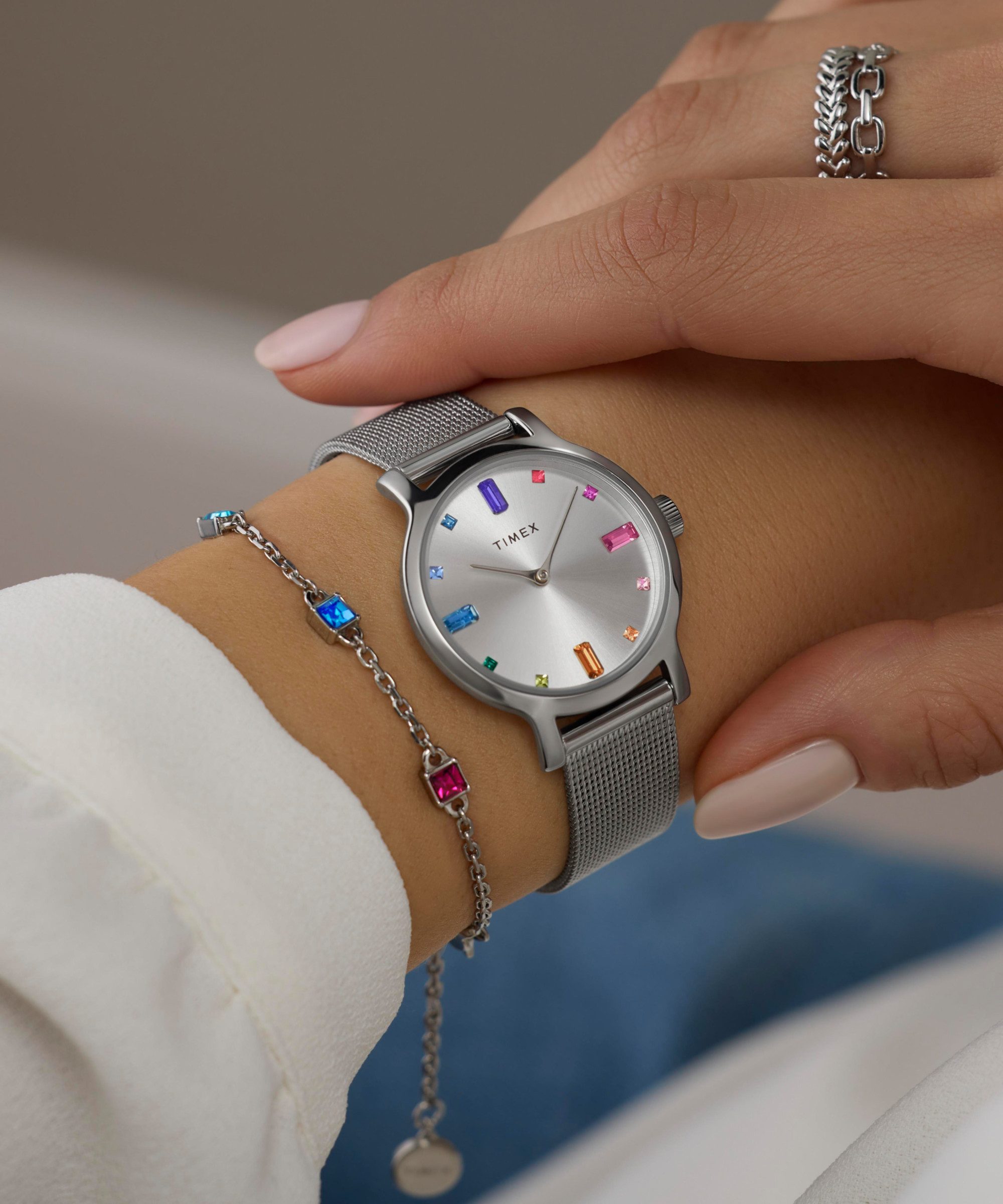 Timex Quarzuhr TRANSCEND TWG066900AJ, (Set, mit Schmuckarmband), Armbanduhr günstig online kaufen