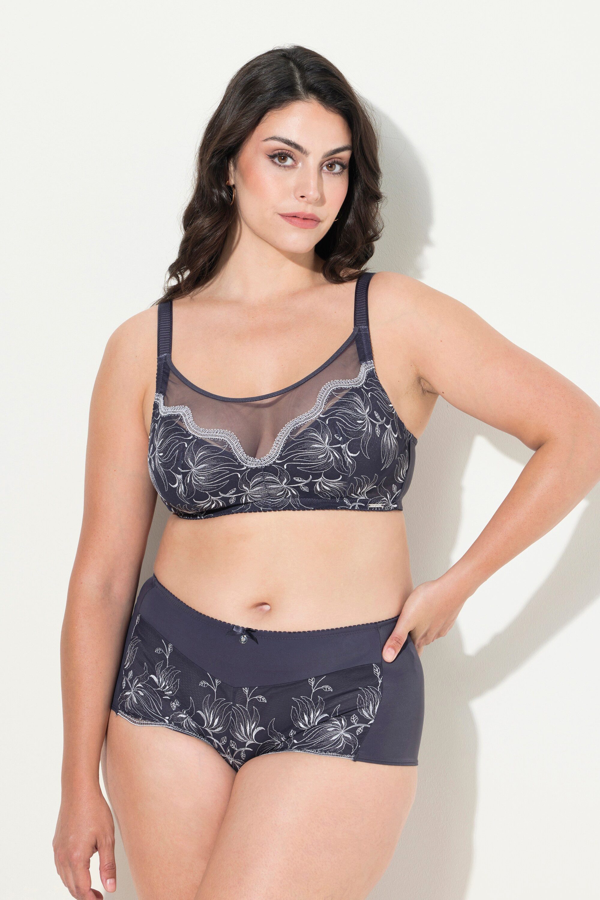 Soft-BH TRUYOU Bralette Stickerei ohne Bügel