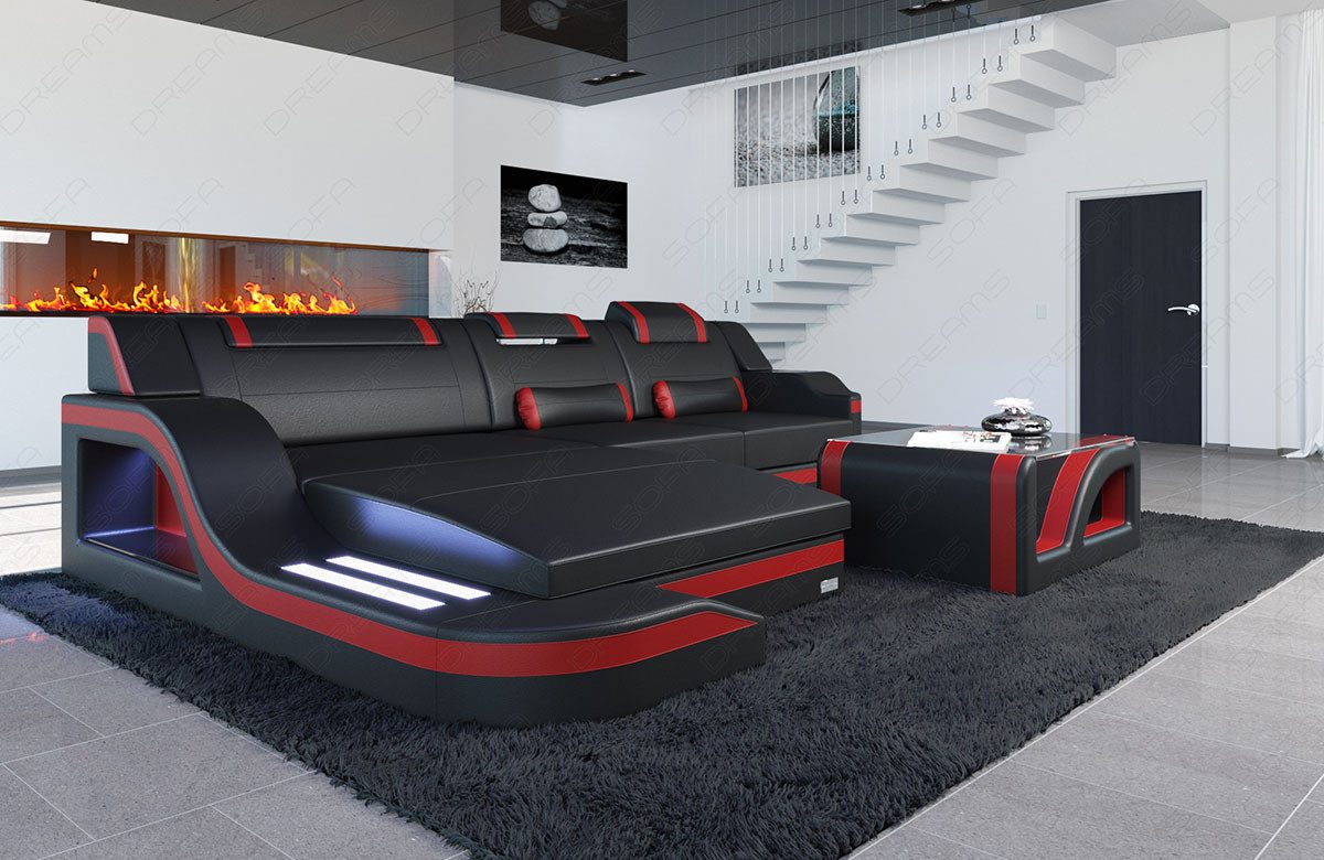Sofa Dreams Ecksofa Ledersofa Palermo L günstig online kaufen