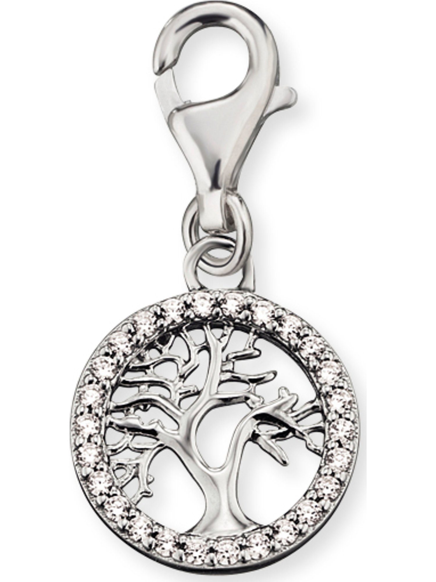 Kettenanhänger Engelsrufer Damen-Charm 925er Silber 26 Zirkonia