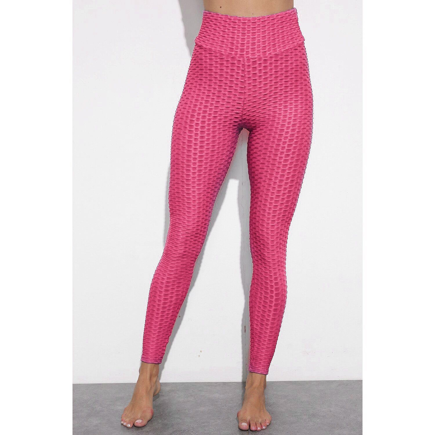 Leggings Miss Angelia Fashion Damen Leggings Stretch Fit Hoher Bund Fitness