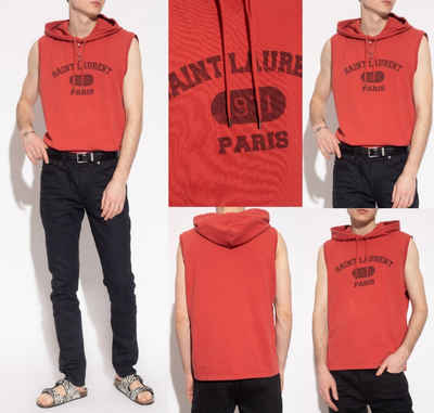 YVES SAINT LAURENT Sweatshirt SAINT LAURENT PARIS 1971 Hoodie Hooded Vest Sweatshirt Sweater Jumper