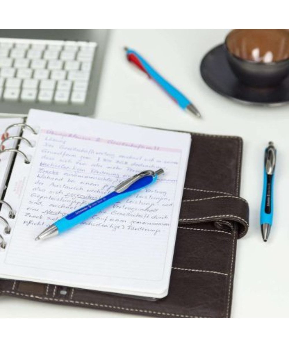 Schneider Kugelschreiber Schneider 5er Pack Slider Rave XB Kugelschreiber, (packung, 5-tlg., Stifte), Strichstärke: XB (1,0mm)