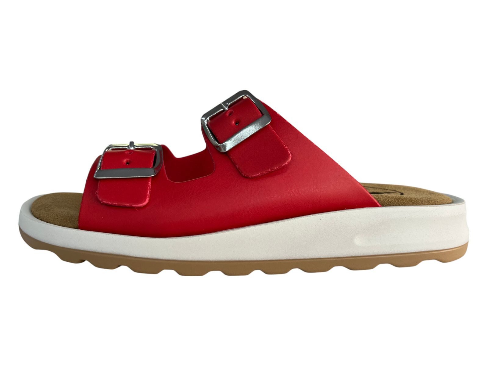 Franken-Schuhe Franken Schuhe Damen Pantolette 39-20 ROSSO rot Clog günstig online kaufen