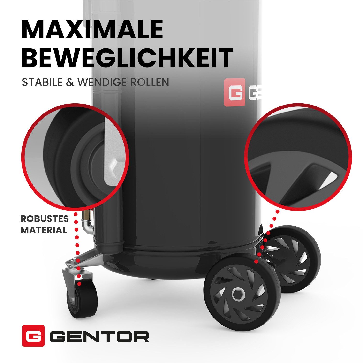 GENTOR Ölabsaugpumpe Ölauffangwanne Ölauffangsystem Ölauffangwanne Ölauffangwagen 80L – Bild 3 von 5