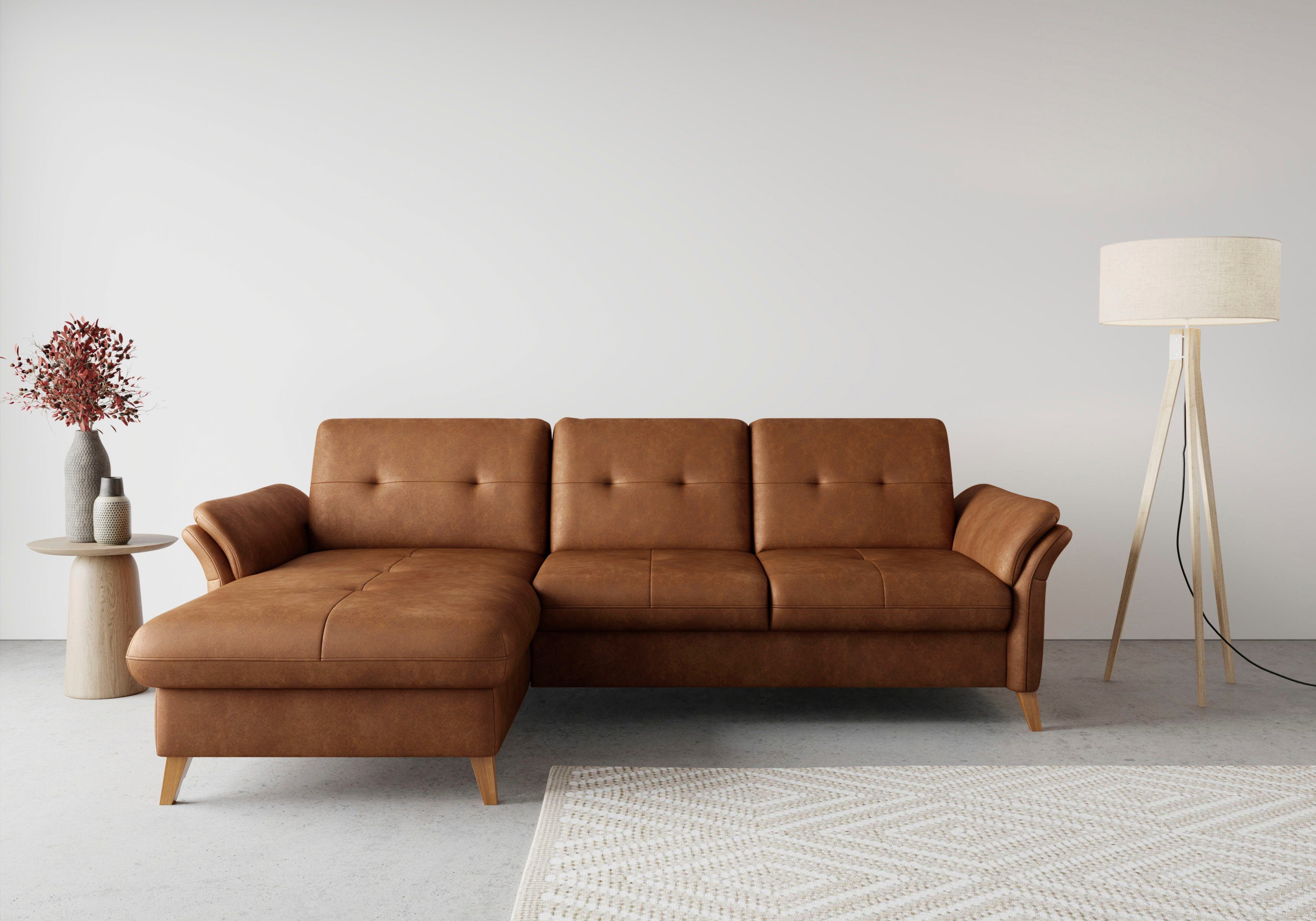 sit&more Ecksofa Göteborg, Sitztiefenverstellung und Federkern, günstig online kaufen