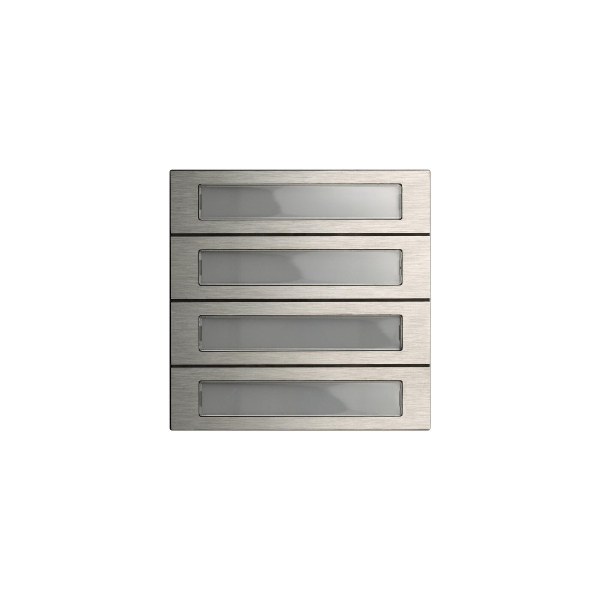 GIRA Gira Ruftastenmodul 4fach Edelstahl 5534920 Wandtaster