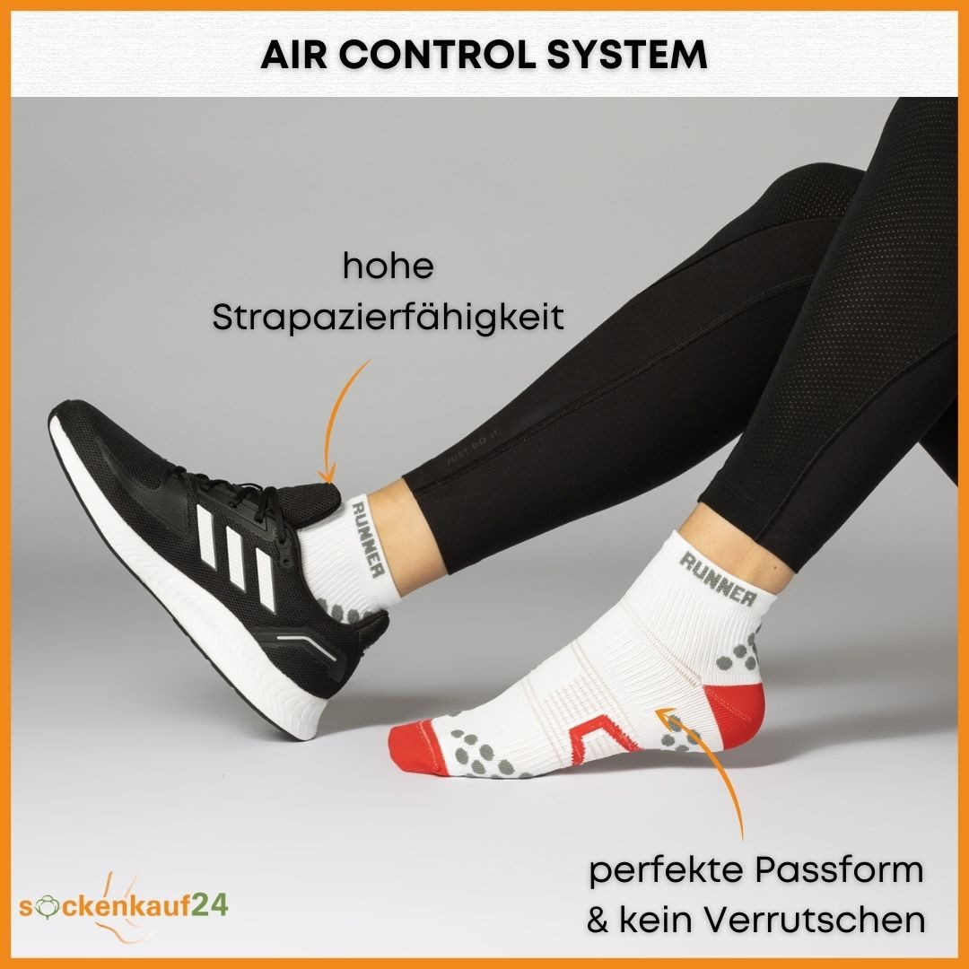 sockenkauf24 Laufsocken low Cut Sportsocken für Herren & Damen Laufsocken Kurz (3-Paar) Atmungsaktive Running Socks 50202P WP